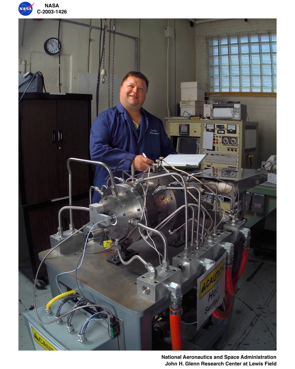 Various Oil-Free Turbomachinery Hardware and Rigs - thrust bearing rig