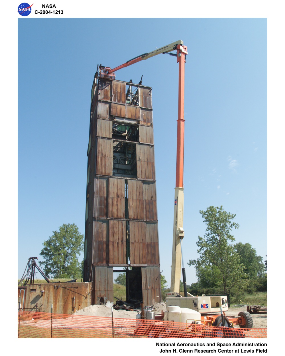 Demolition of E-Site Test Building