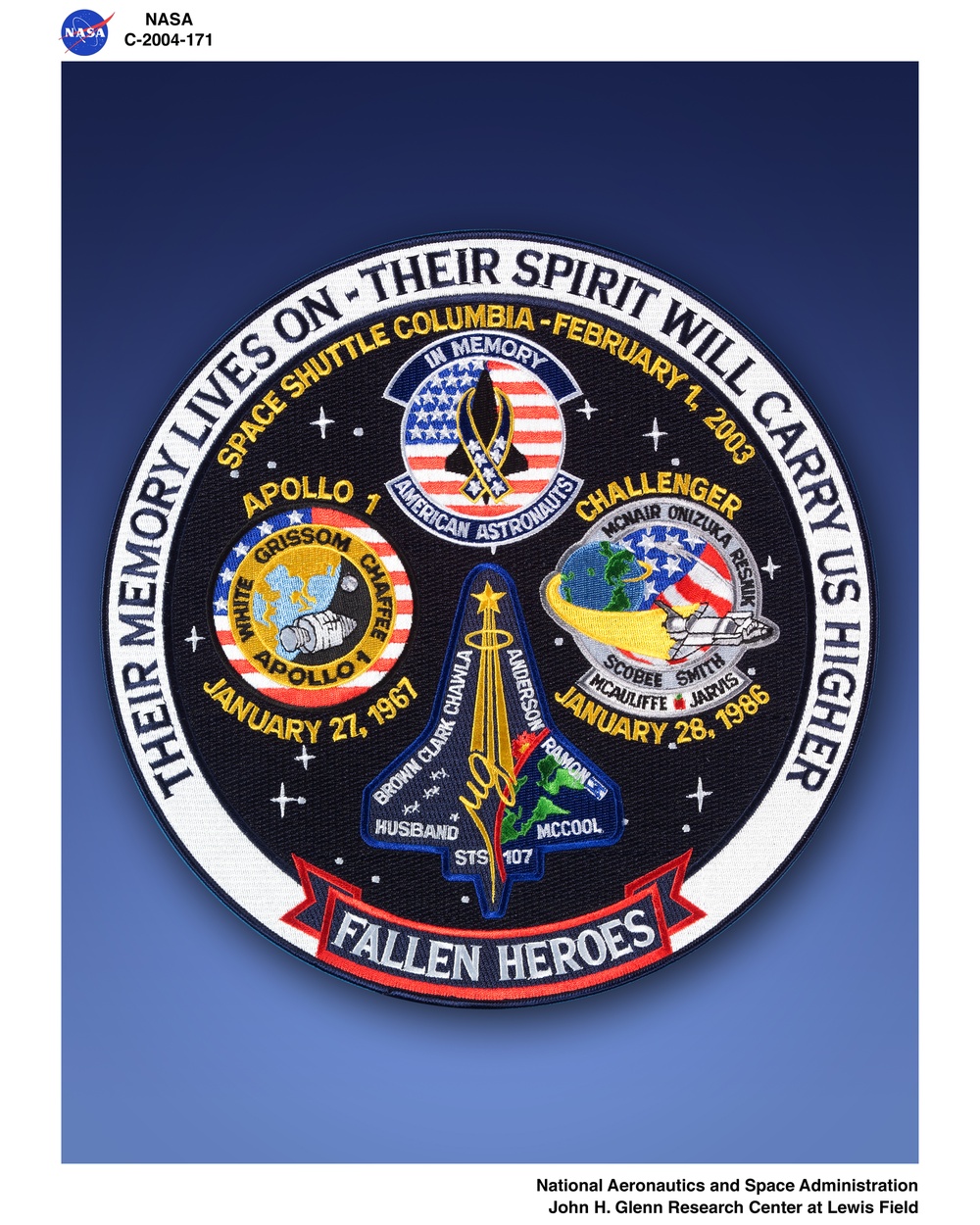 NASA Fallen Heroes Patch