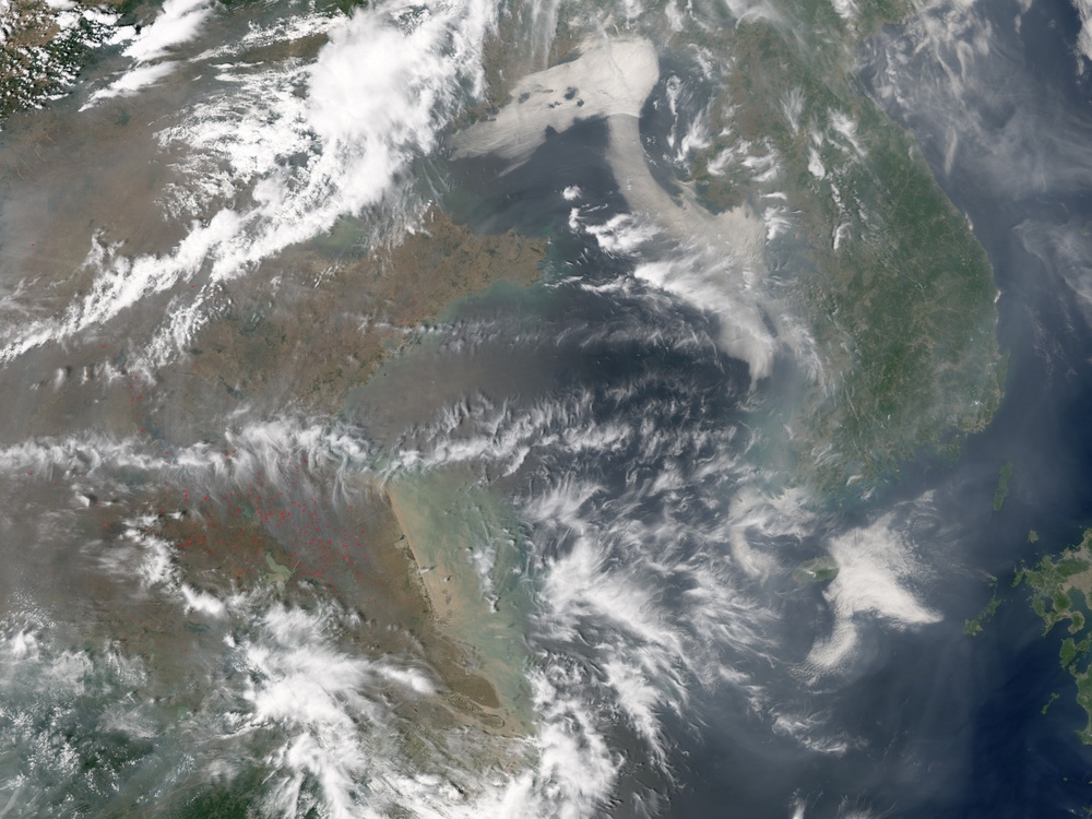 Fires in Eastern China: Natural Hazards