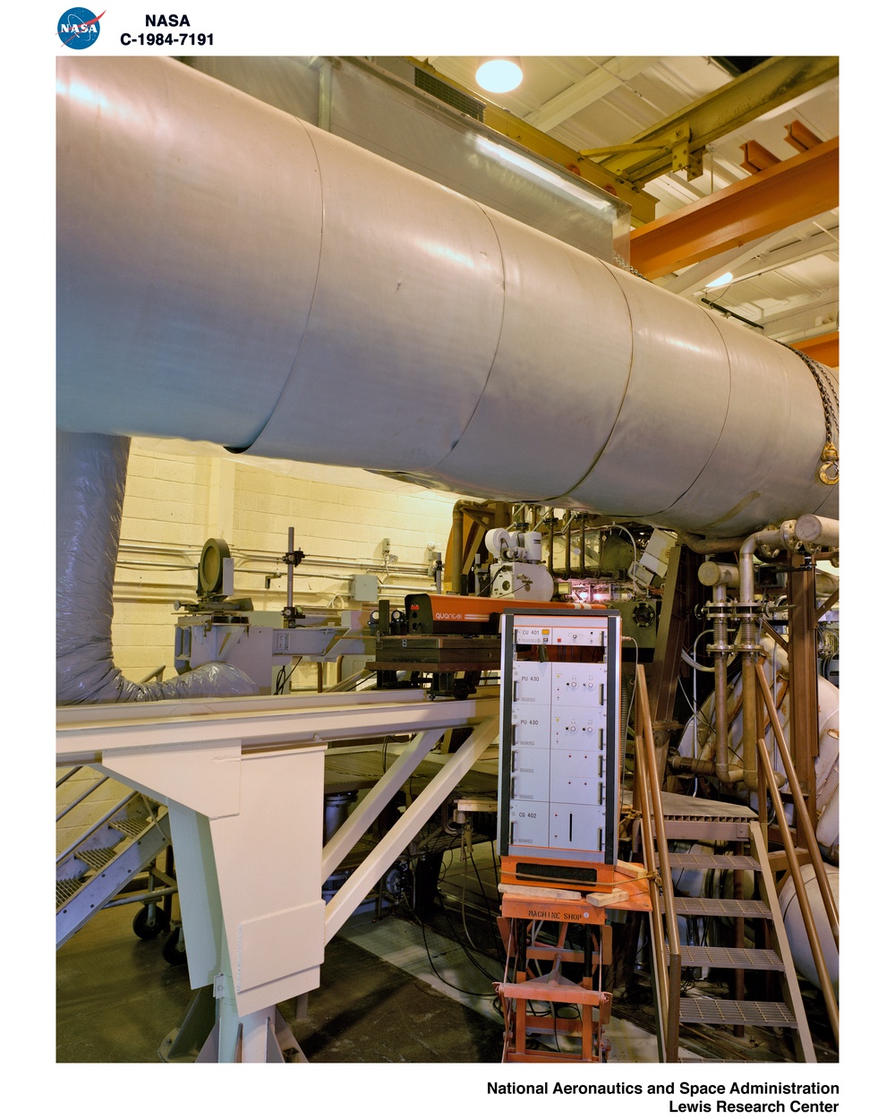 LASER ( HOLOGRAPHIC ) SYSTEM IN ENGINE RESEARCH BUILDING ERB