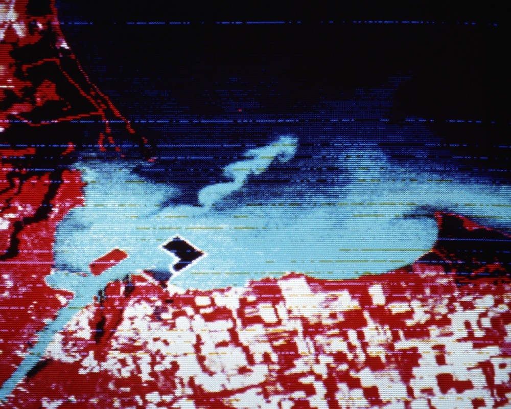 ERTS EARTH RESOURCE TECHNOLOGY SATELLITE IMAGE - MAUMEE BAY WESTERN LAKE ERIE