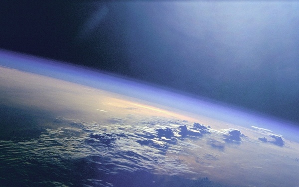 Clouds and Sunglint over Indian Ocean