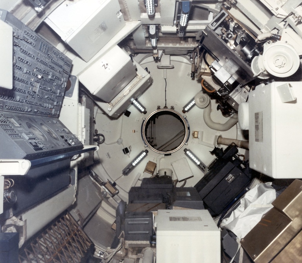 Skylab Multiple Docking Adapter-Interior View