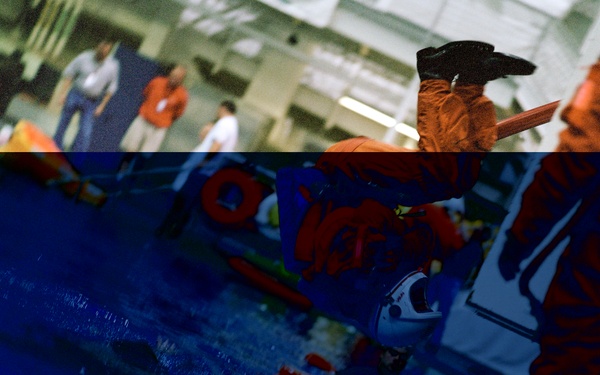 STS-110 coverage in the NBL