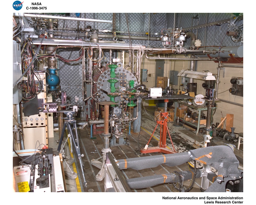 SCHLIEREN SET-UP OF THE TWIN JET FACILITY