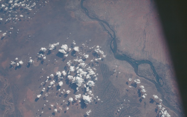 Apollo 7 Mission,Africa,Sudan,Blue and white Nile,South of Khartoum