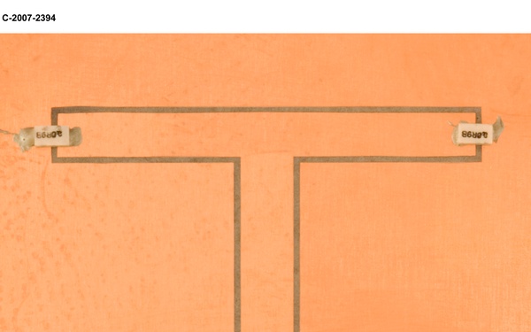 Loaded Folded Slot Antenna, 4.8 Ghz