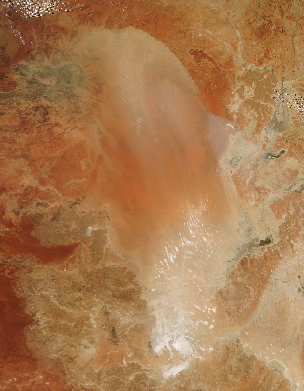 Dust Storm in the Simpson Desert, Australia: Natural Hazards