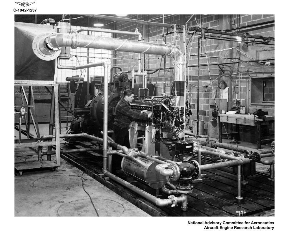 ENGINE ALLISON V-1710 MULTI-CYLINDER DYNAMOMETER TEST OPERATION - ERB