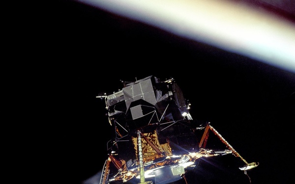 Eagle" In Lunar Orbit