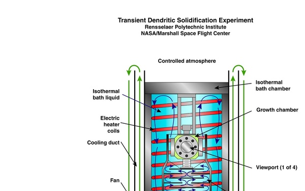 Transient Dentritic Solidification Experiment