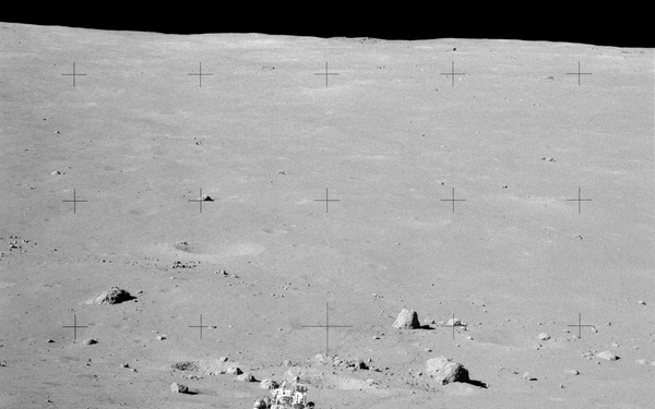Apollo 17 Mission image - STA 2,Pan, LRV
