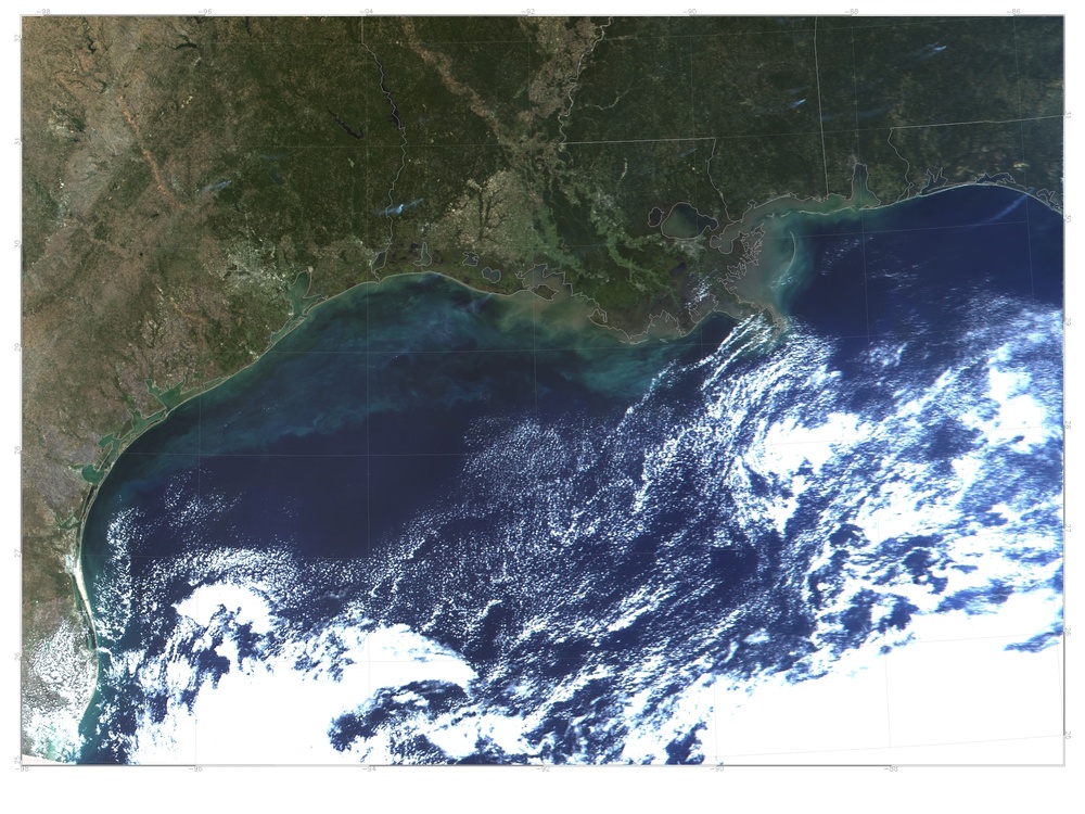 Red Tide off Texas Coast : Image of the Day