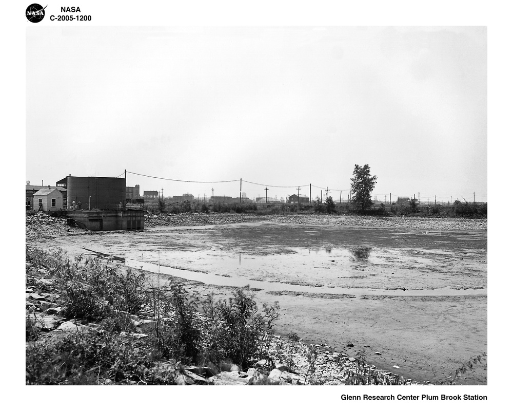 Reservoir at the Plum Brook Ordnance Works.  c.1956