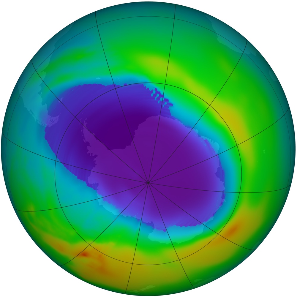 Aura Eyes Ozone Hole over Antarctica: Image of the Day