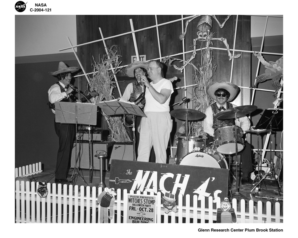 Mach 4's play at a Halloween Dance - c.1960