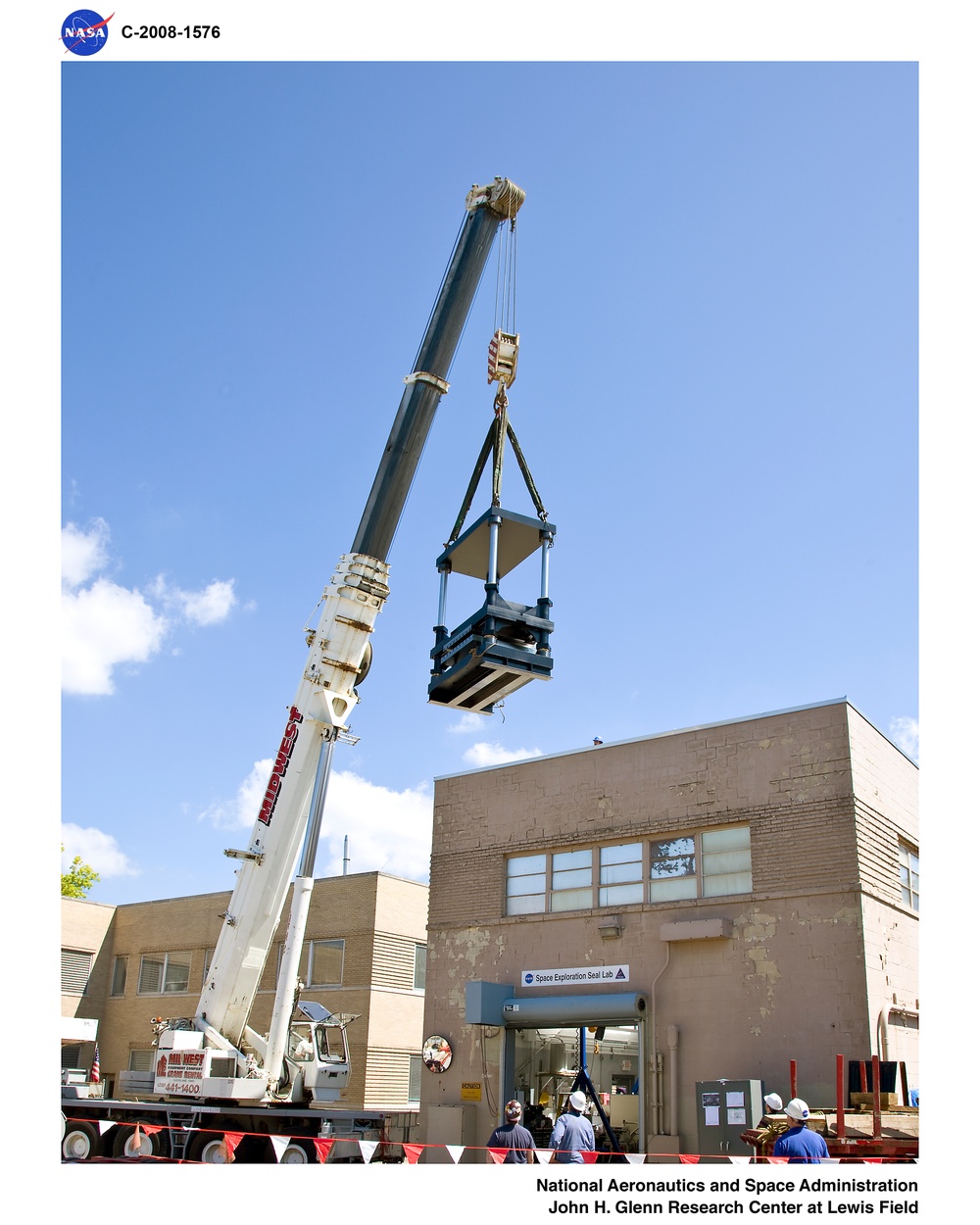 Advanced Manufacturing, Inc., Low Impact Docking System (LIDS) Equipment Delivery and Installation by Crane