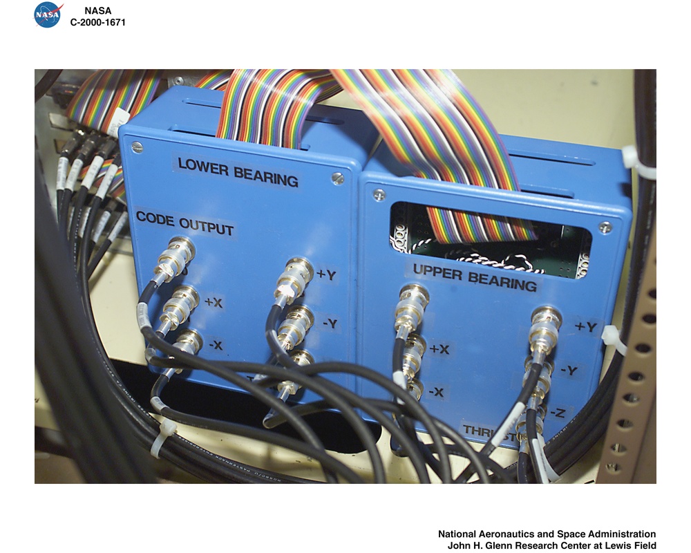 FIVE - AXIS THREE MAGNETIC BEARING RIG