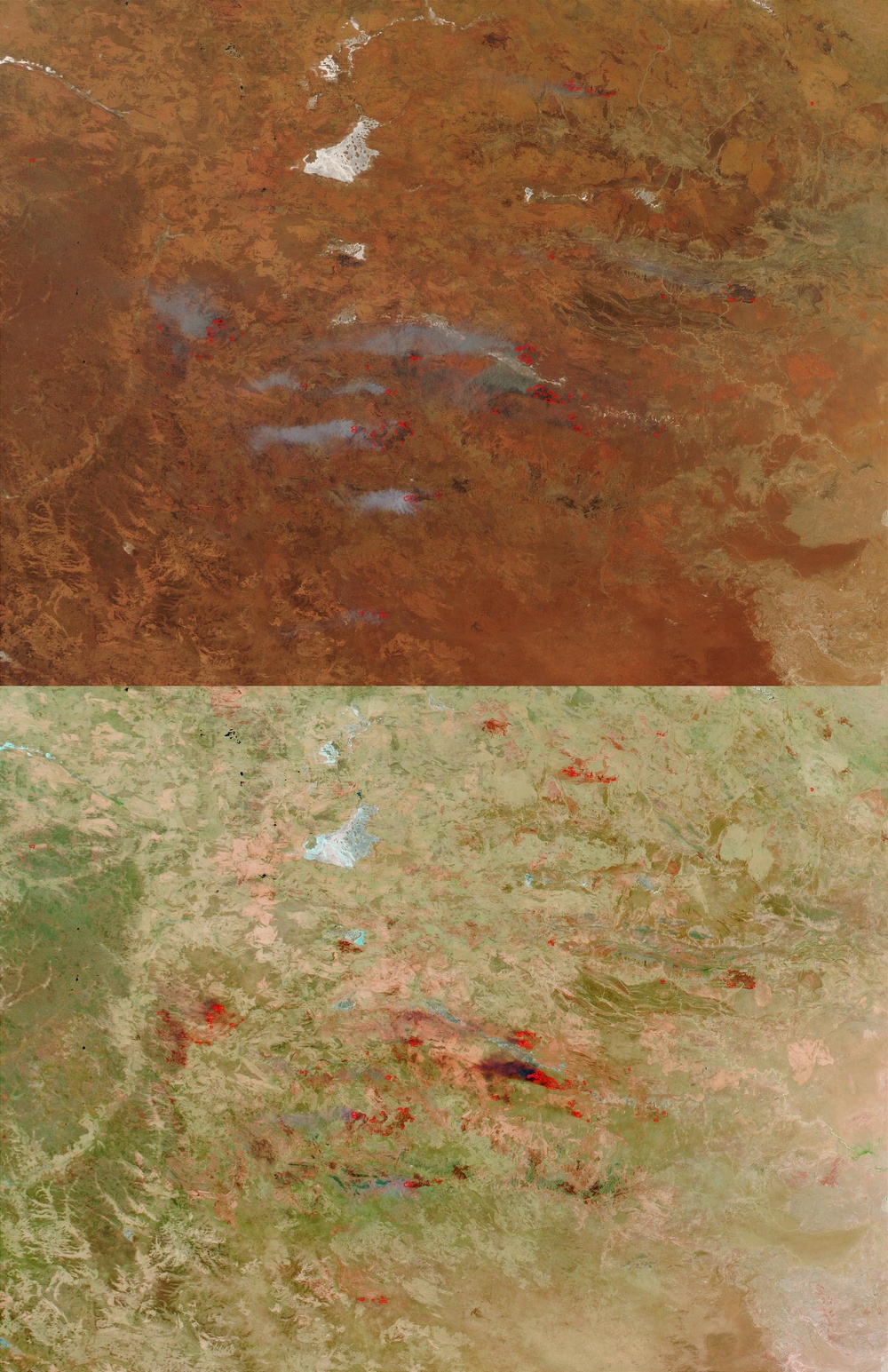 Large Bushfires in Central Australia: Natural Hazards