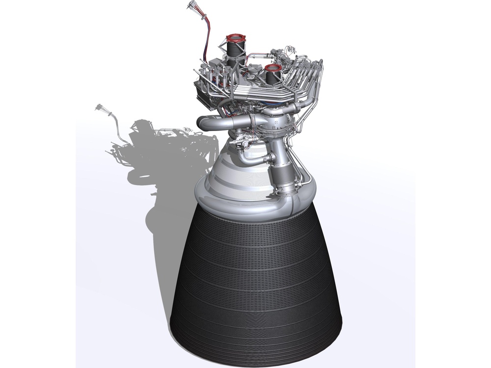 Artist Concept of J-2X Rocket Engine