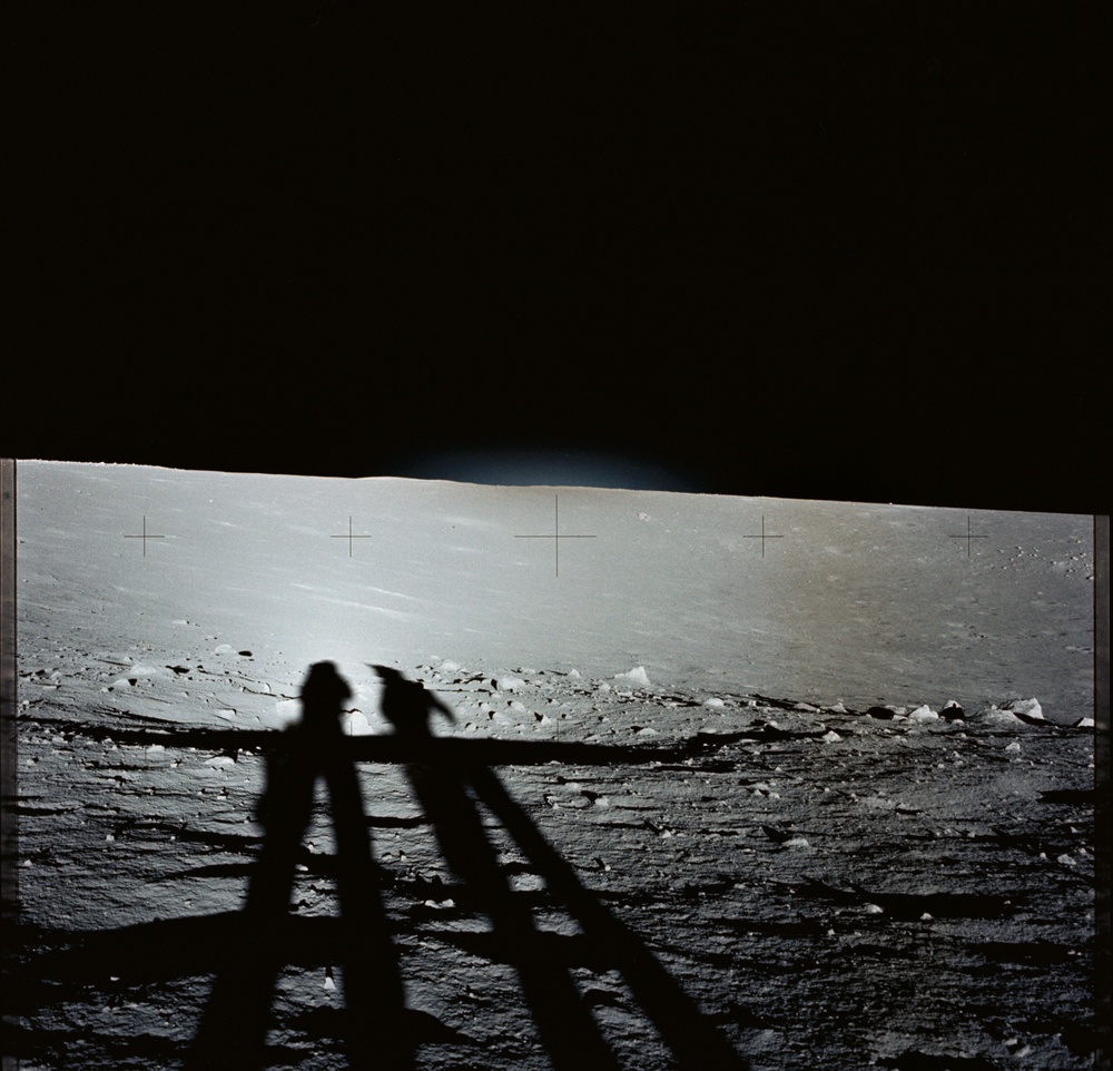 Apollo 12 Mission image  - Panoramic NW of ALSEP