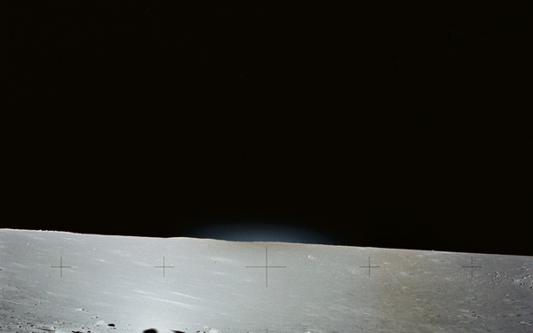 Apollo 12 Mission image  - Panoramic NW of ALSEP