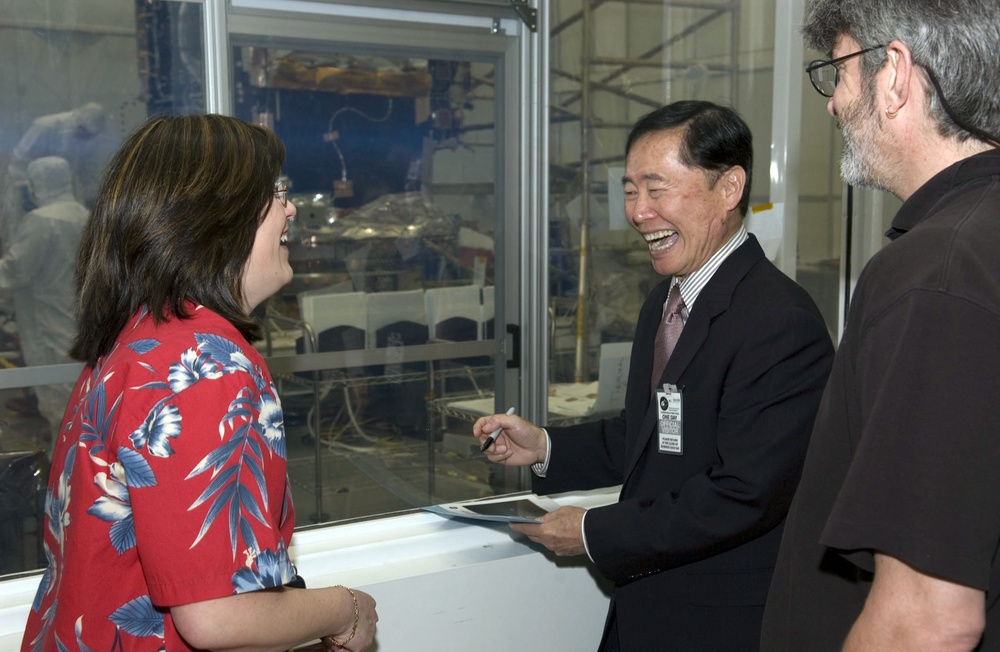 George Takei and LRO Project Managers