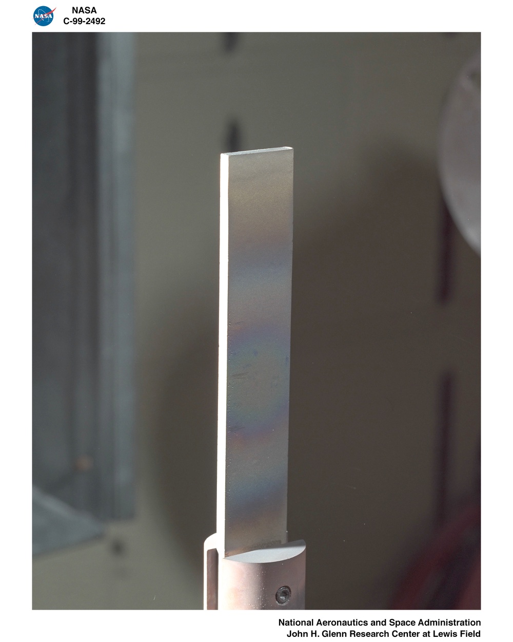 BURNER RIG TESTS IN BOTH HEATING AND COOLING POSITIONS - EROSION SAMPLE - HOT