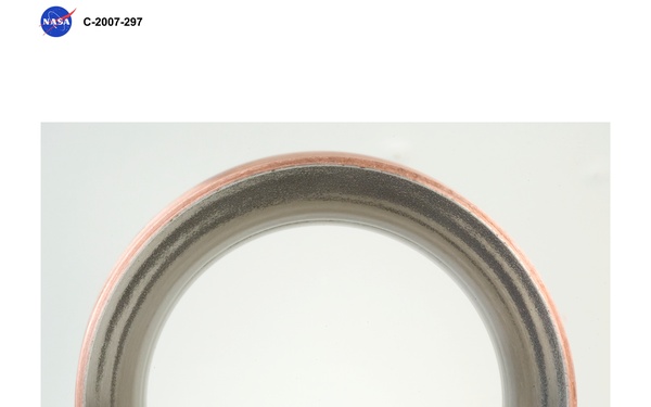 Machined Copper CGR-84 Thruster #GRC-C07-VPS (Vacuum Plasma Spray)