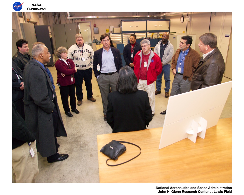 Visit to Glenn Research Center by the Director and Deputy Director of the John C. Stennis Space Center