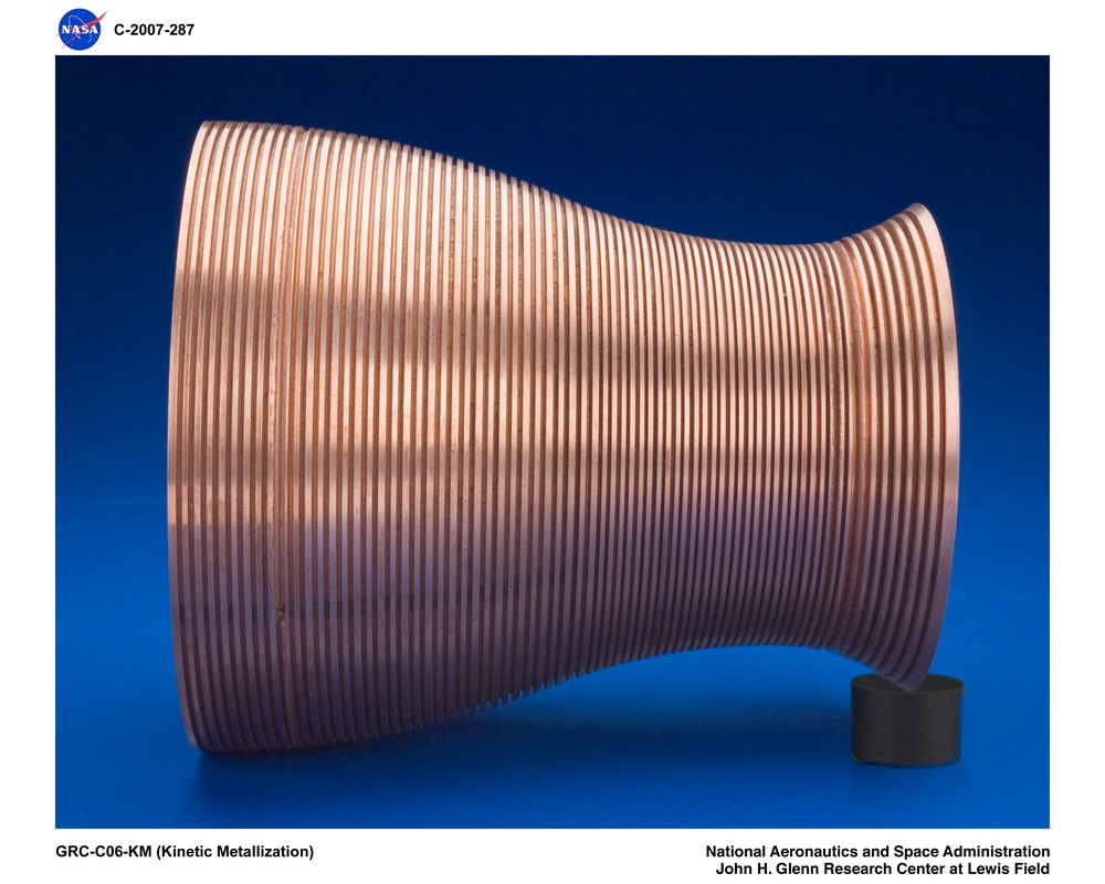 Machined Copper CGR-84 Thruster #GRC-C06-KM (Kinetic Metallization)