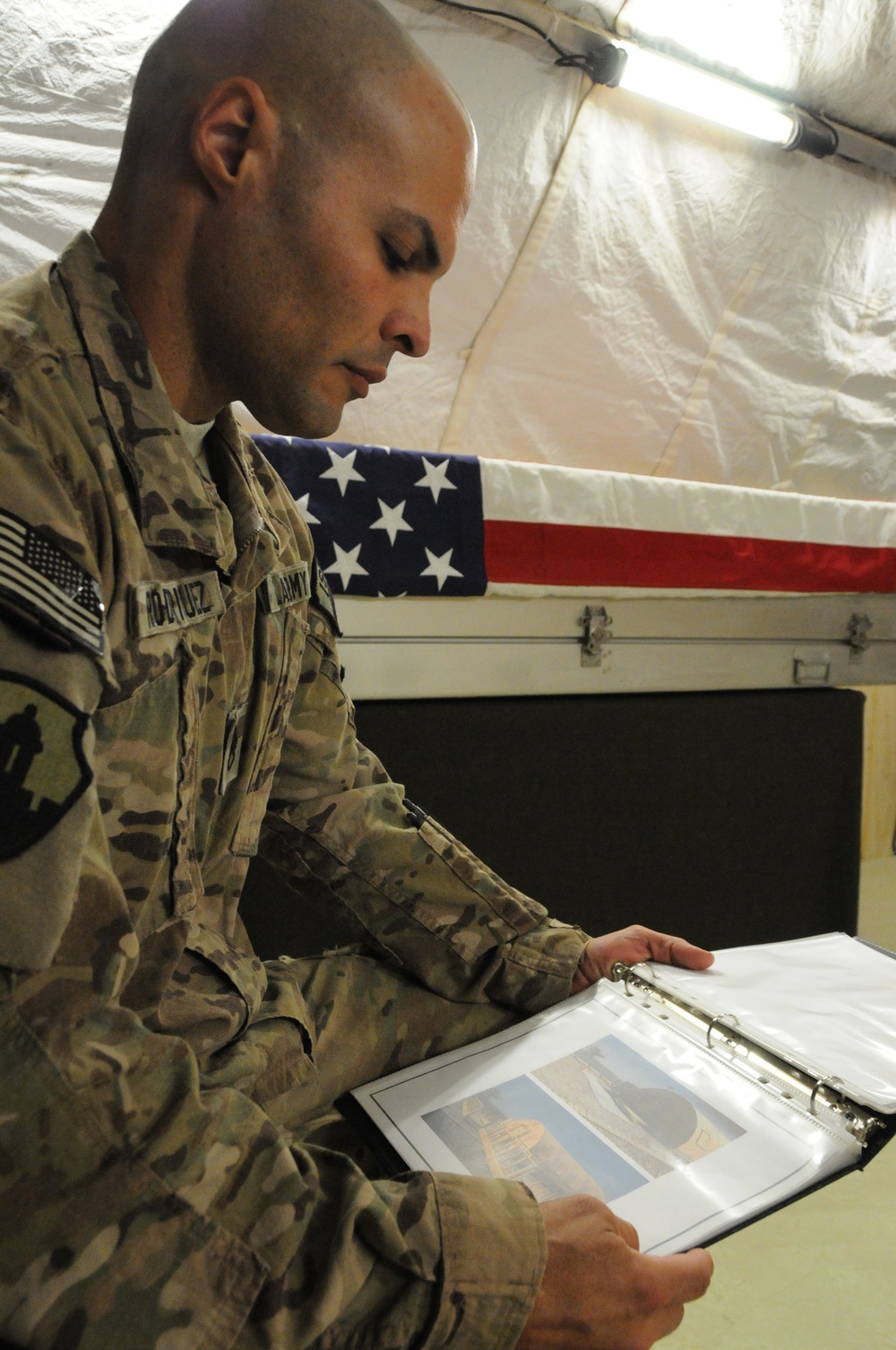 Foundation of honor, respect helps Army staff sergeant reconstruct mortuary collection point