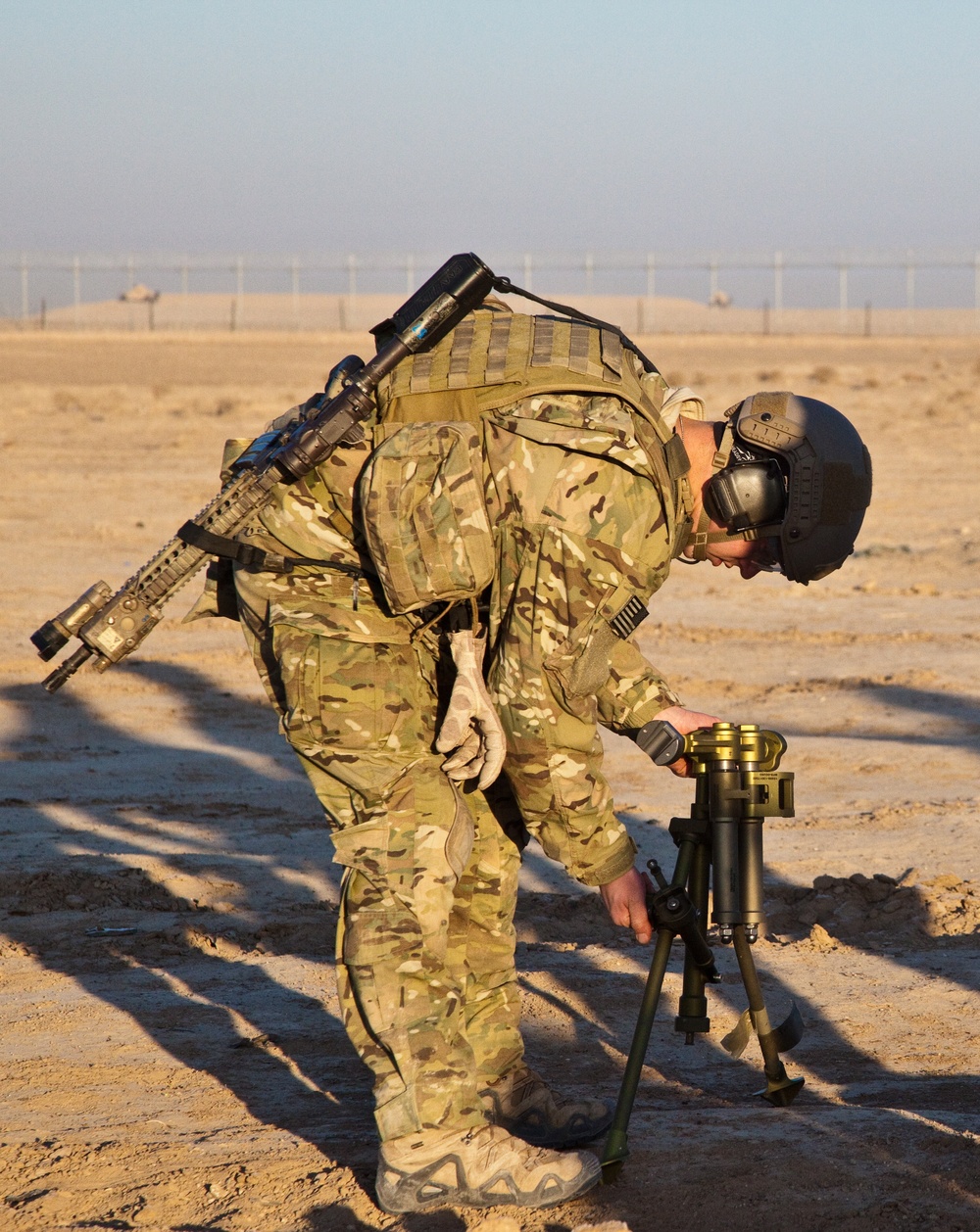 Firing range training