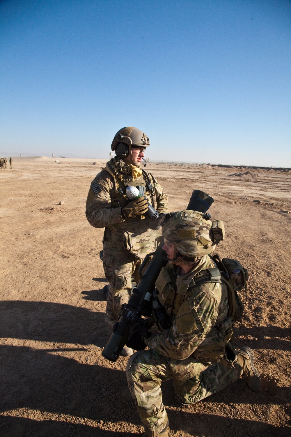 Firing range training