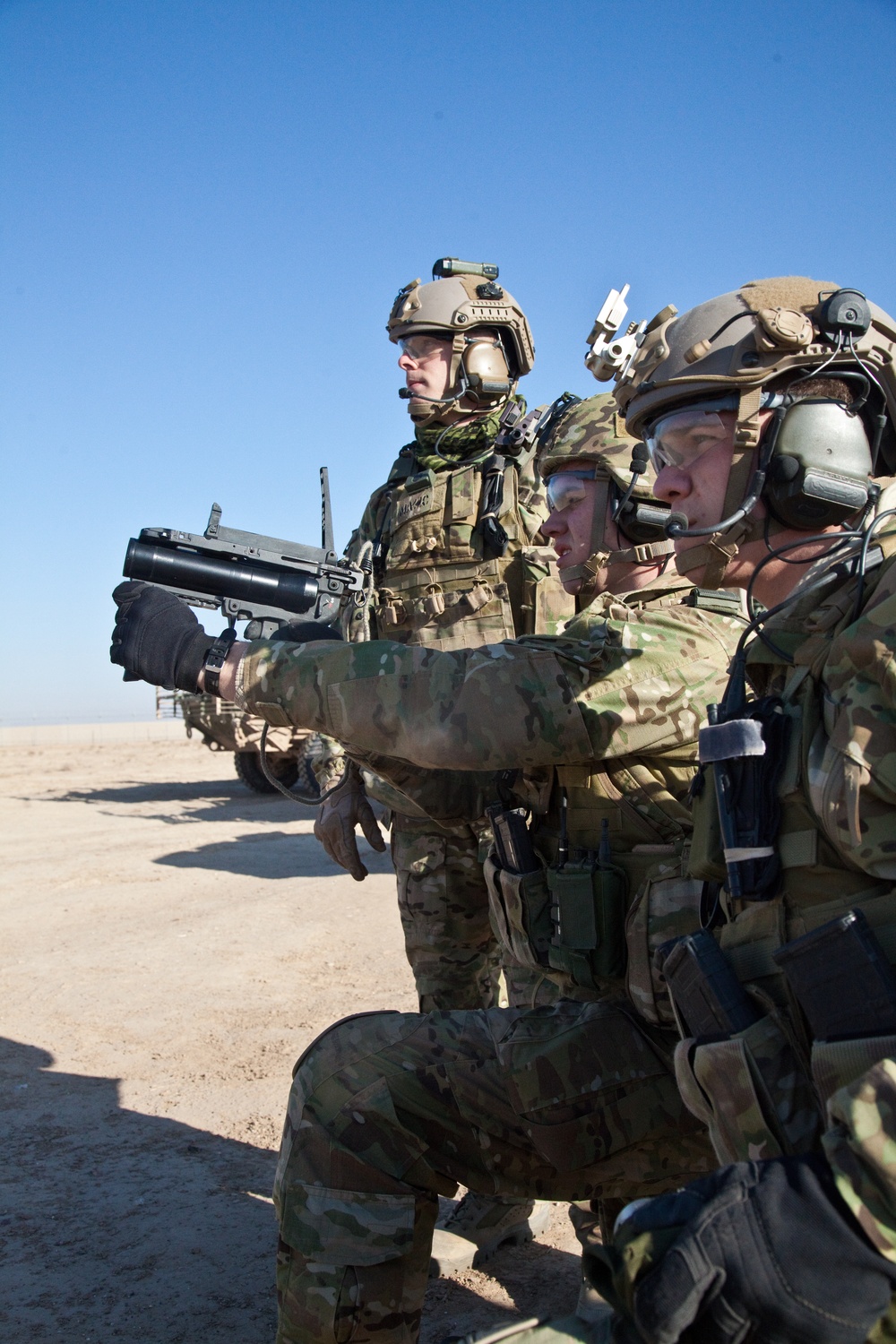 Firing range training