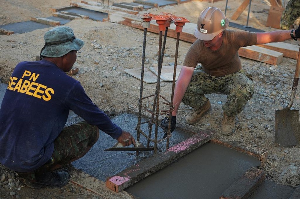 NMCB 5 Seabees build, teach and learn at Aplaya Elementary School