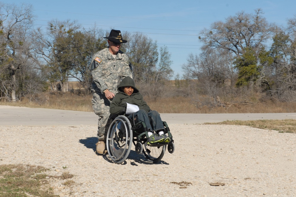 Garryowen helps boy become cavalry soldier for a day