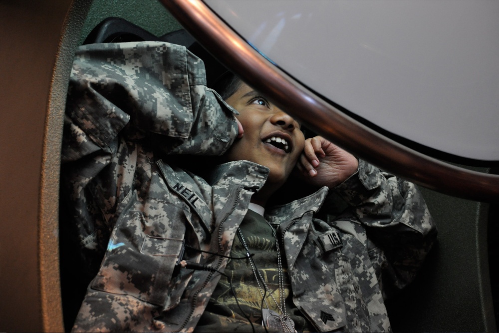 Garryowen helps boy become cavalry soldier for a day