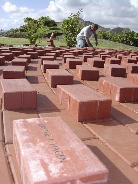 MCCS offers Pacific War Memorial Walkway of Honor bricks for sale