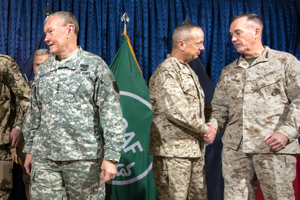 ISAF change of command