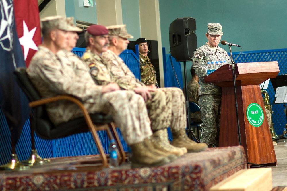 ISAF change of command