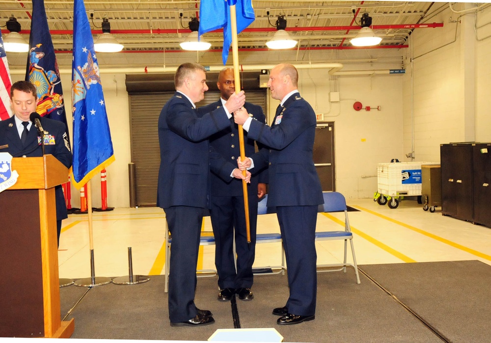 Col. Michael Bank takes command of the 107th Operations Group