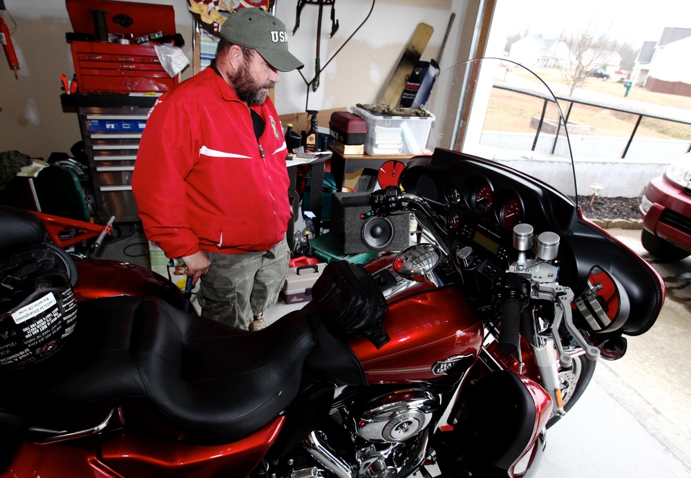 'I wasn’t going to let the bad guys win' Wounded Warrior gets back on motorcycle after 3 years