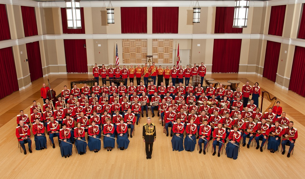 The United States Marine Band in the John Phillip Sousa Band Hall