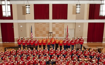 The United States Marine Band in the John Phillip Sousa Band Hall