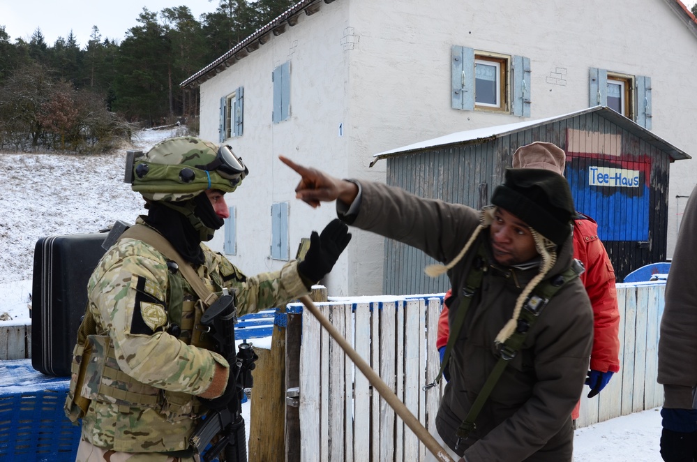 Georgian Regimental Combat Team mission rehearsal exercise