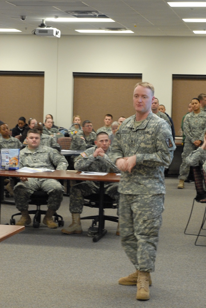 82nd Sustainment Brigade welcomes soldiers to brigade