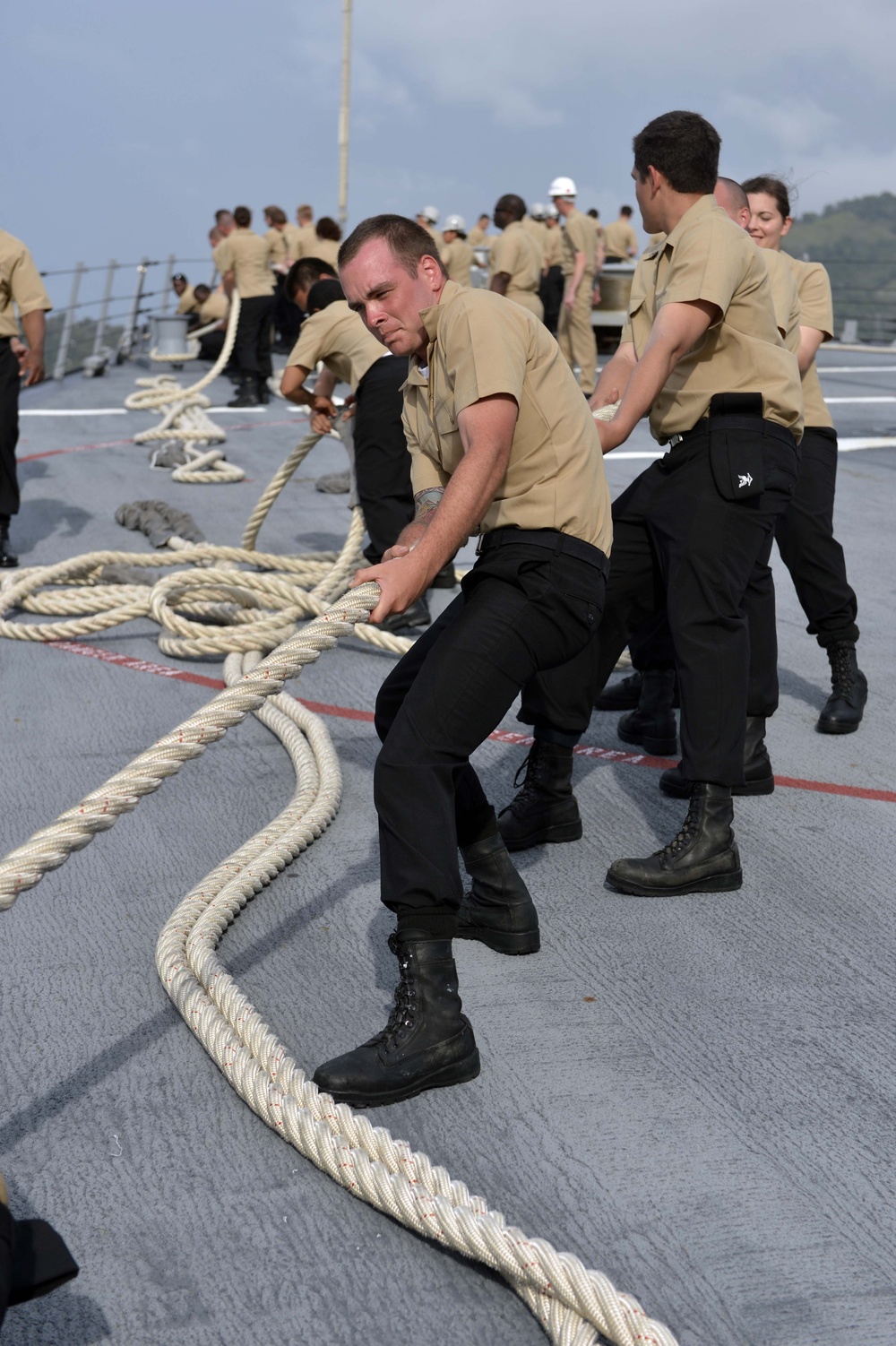 USS William P. Lawrence port visit