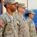 Midland, Md., resident relinquishes command of Army reserve company